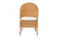 bali & pari Camelia Bohemian Light Honey Rattan Dining Chair FredCo