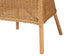 bali & pari Camelia Bohemian Light Honey Rattan Dining Chair FredCo