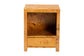 bali & pari Camira Modern and Contemporary Natural Light Mappa Burl Wood 1-Drawer Nightstand FredCo