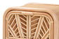bali & pari Carabella Bohemian Natural Rattan 1-Drawer Nightstand FredCo
