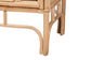 bali & pari Carabella Bohemian Natural Rattan 2-Door Storage Cabinet FredCo