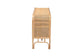 bali & pari Carabella Bohemian Natural Rattan 2-Door Storage Cabinet FredCo