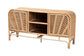 bali & pari Carabella Bohemian Natural Rattan 2-Door Storage Cabinet FredCo