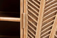 bali & pari Carabella Bohemian Natural Rattan 2-Door Storage Cabinet FredCo