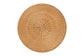 bali & pari Caroline Round Natural Rattan Coffee Table - Handwoven Wicker Drum Shape Accent Table for Living Room or Sunroom, Light Honey FredCo
