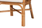 bali & pari Carolyn Bohemian Light Honey Rattan Arm Chair FredCo