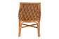 bali & pari Carolyn Bohemian Light Honey Rattan Arm Chair FredCo