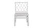 bali & pari Carwyn Bohemian White Rattan Dining Chair FredCo