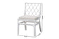 bali & pari Carwyn Bohemian White Rattan Dining Chair FredCo