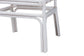 bali & pari Carwyn Bohemian White Rattan Dining Chair FredCo