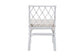 bali & pari Carwyn Bohemian White Rattan Dining Chair FredCo
