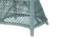 bali & pari Casilda Bohemian Light Blue Braided Rattan Arm Chair FredCo