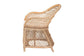 bali & pari Casilda Bohemian Natural Braided Rattan Arm Chair FredCo
