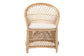 bali & pari Casilda Bohemian Natural Braided Rattan Arm Chair FredCo