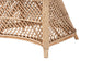 bali & pari Casilda Bohemian Natural Braided Rattan Arm Chair FredCo