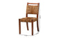 bali & pari Chabela Handwoven Seagrass Dining Chair Set of 2- Solid Mango Wood Frame with Woven Seat and Backrest, Rustic Boho Style Kitchen or Dining Room Seating, Brown FredCo