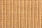 Bali & Pari Chica Scalloped Natural Rattan Console Table with Drawer – Handwoven Coastal Entryway or Living Room Accent FredCo