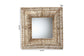 bali & pari Collice Modern Bohemian Metal and Natural Brown Seagrass Accent Wall Mirror FredCo