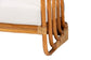 bali & pari Corsa Modern Bohemian Natural Rattan Arm Chair FredCo