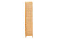 bali & pari Curacao Modern Bohemian Light Honey Rattan 2-Drawer Bookcase FredCo