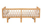 bali & pari Davida Modern Bohemian Natural Brown Rattan Daybed FredCo