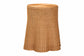 Bali & Pari Dayo Round Scalloped Natural Rattan Console Table with Drawer – Handwoven Coastal Entryway Accent FredCo