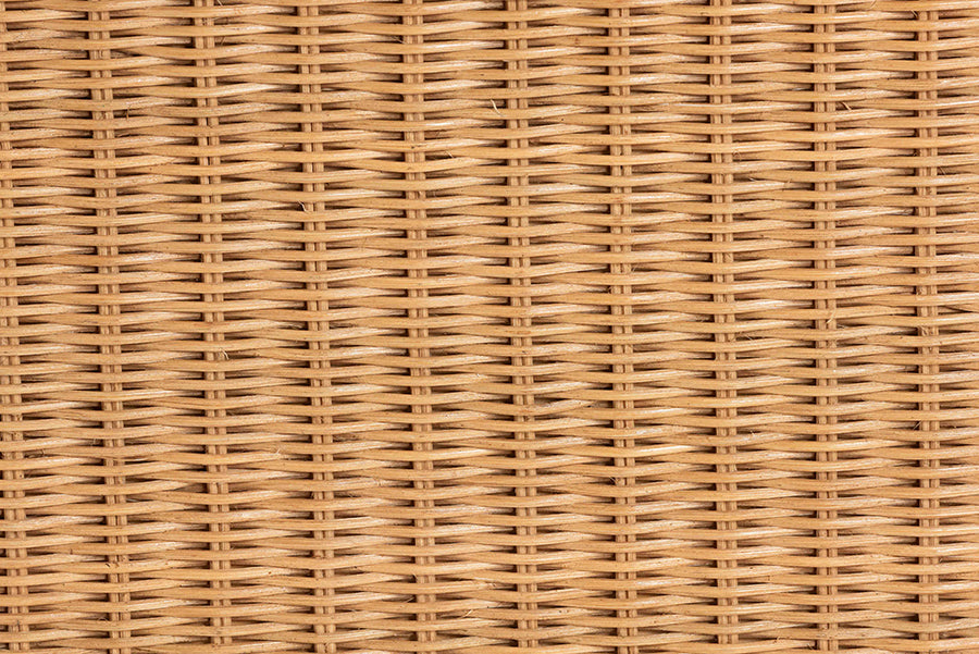 Close-up of natural wicker rattan weave, furniture texture from FredCo International