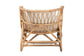 bali & pari Delara Modern Bohemian Natural Brown Rattan Chaise FredCo