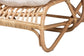 bali & pari Delara Modern Bohemian Natural Brown Rattan Chaise FredCo
