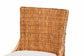 bali & pari Derris Natural Rattan Counter Stool with Cushion - Tall Wingback Stool with Solid Mango Wood Legs and Footrest, Boho Coastal Style for Kitchen Island or Dining Area Seating, Light Honey FredCo