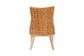 bali & pari Derris Natural Rattan Dining Chair with Cushion - Tall Wingback Side Chair with Solid Mango Wood Legs, Boho Coastal Style for Kitchen or Dining Room Seating, Light Honey FredCo