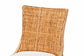 bali & pari Derris Natural Rattan Dining Chair with Cushion - Tall Wingback Side Chair with Solid Mango Wood Legs, Boho Coastal Style for Kitchen or Dining Room Seating, Light Honey FredCo