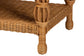 bali & pari Dolby Natural Rattan Coffee Table - Handwoven Wicker Accent Table with Lower Shelf, Coastal Boho Style Living Room Centerpiece FredCo