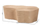 Bali & Pari Edna Natural Jute Irregular Shape Coffee Table – Handwoven Textured Boho Accent for Living Room FredCo