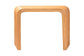 bali & pari Eilis Bohemian Light Honey Fluted Rattan Waterfall Console Table FredCo