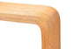 bali & pari Eilis Bohemian Light Honey Fluted Rattan Waterfall Console Table FredCo