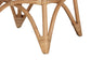 bali & pari Elani Modern Bohemian Natural Rattan Coffee Table FredCo