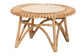 bali & pari Elani Modern Bohemian Natural Rattan Coffee Table FredCo