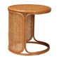 bali & pari Eldon Bohemian Honey Rattan Large End Table FredCo
