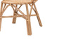 bali & pari Eliava Modern Bohemian Natural Rattan Flower Accent Chair FredCo