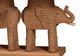 bali & pari Elissa Bohemian Honey Rattan Elephant Console Table FredCo