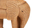 bali & pari Elissa Bohemian Light Honey Rattan Elephant End Table FredCo