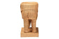 bali & pari Elissa Bohemian Light Honey Rattan Elephant End Table FredCo