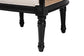 bali & pari Elizette Traditional French Beige Fabric and Black Finished Wood Accent Chair FredCo