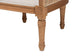 bali & pari Elizette Traditional French Beige Fabric and Honey Oak Finished Wood Accent Chair FredCo