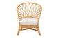 bali & pari Emmeline Bohemian Honey Rattan Accent Chair FredCo