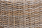 bali & pari Enver Modern Bohemian Grey Kubu Rattan and Mahogany Wood Counter Stool FredCo