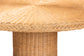 bali & pari Farrow Bohemian Braided Light Honey Rattan Dining Table FredCo