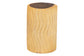 bali & pari Fuchsia Hand-carved Suar Wood Side Table - Round Sculptural Accent Table with Wave Design, Modern Boho Rustic Style for Living Room or Bedroom FredCo