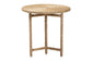 bali & pari Fumito Handwoven Seagrass End Table - Round Boho Side Table with Wrapped Frame, Handmade Coastal Décor for Living Room or Sun Room FredCo